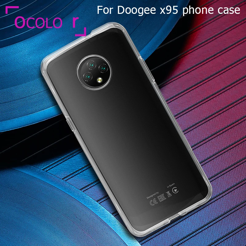 Силиконовый Чехол Для Doogee x95 мягкая задняя крышка защитный чехол из ТПУ