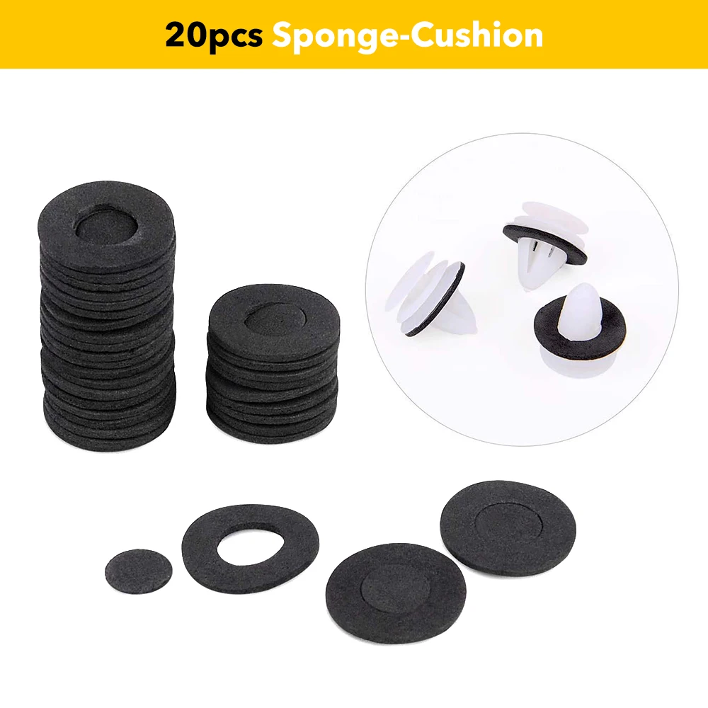 415 шт. с комплектом инструментов пластиковые заклепки нажимным штифтом для