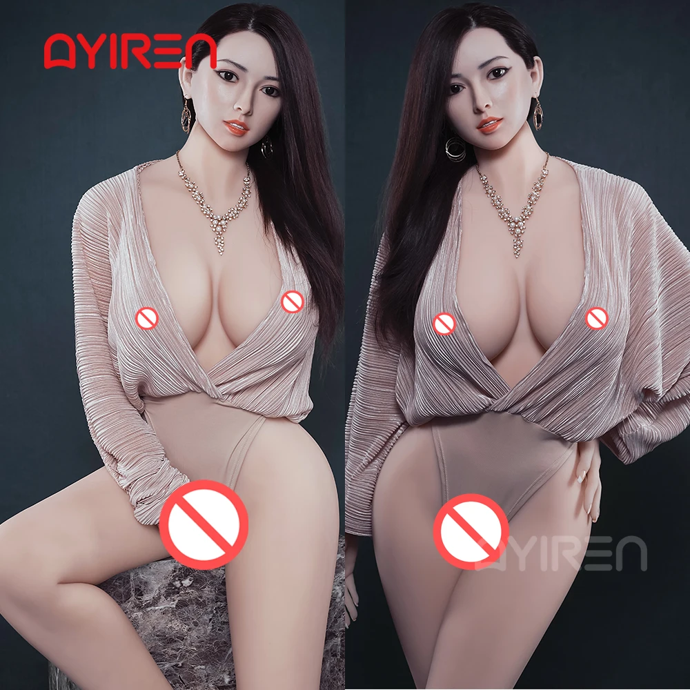AYIREN Силиконовая секс-кукла 166 см Корейская женщина брюнетка красота киска с 2
