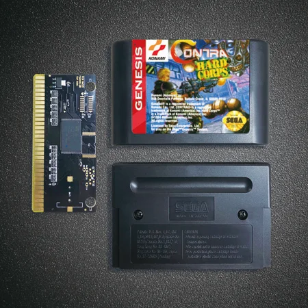 Contra жесткий корпус 16 бит MD карточная игра для Sega Megadrive игровой консоли