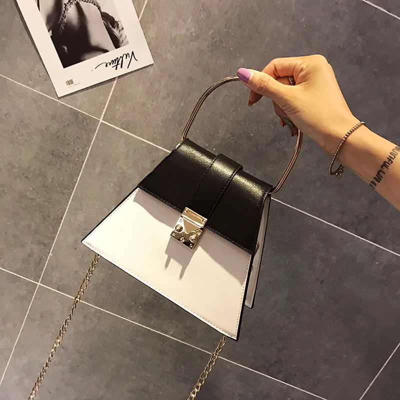 

New fashion retro crocodile leather pattern ladies messenger bag sac PU leather street casual solid color zipper shoulder bag