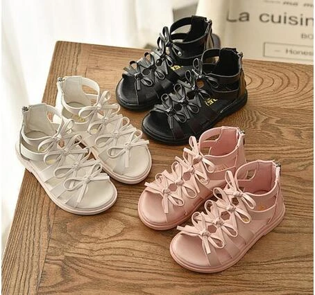 

Новинка 2020, летние сандалии для девочек, детская обувь, детские римские пляжные сандалии, угловые