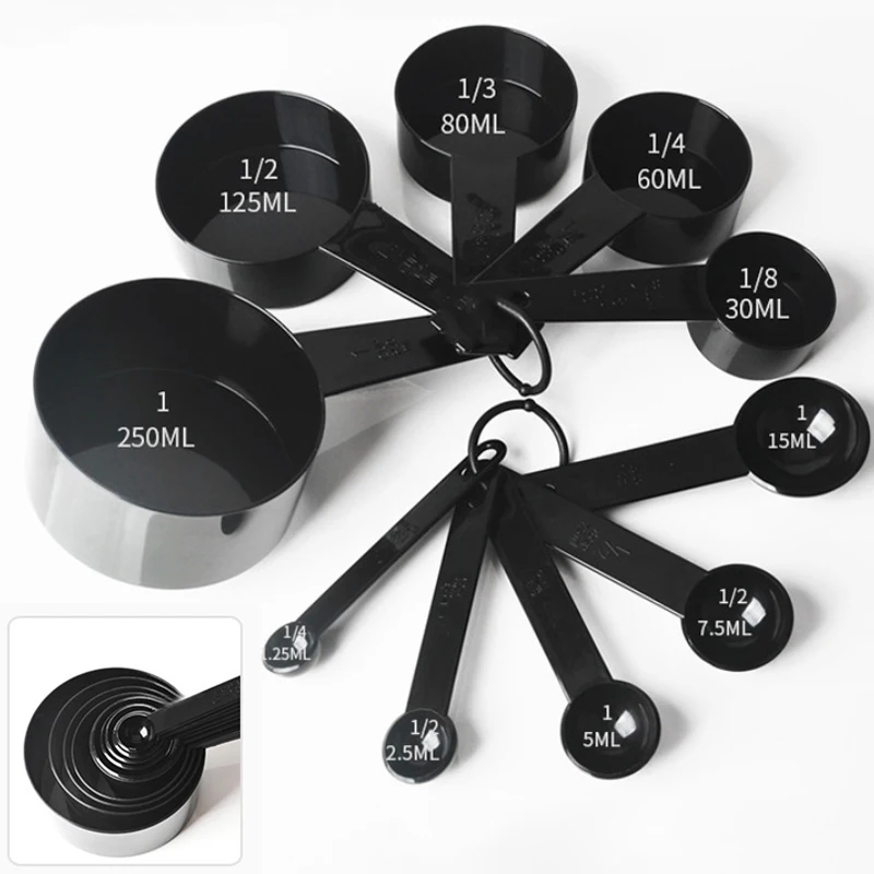 

5pcs/10pcs Kitchen Accessories Tools Measuring Spoons and Cups Coffee Sugar Cake Baking Scoop Cooking Tools Kitchen Gadgets