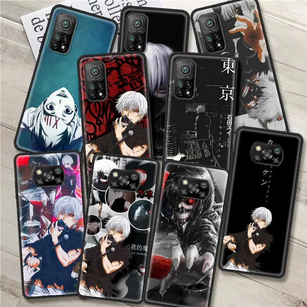 

Shockproof Case for Xiaomi Mi Poco X3 NFC 10T Pro 9T M3 Note 10 Lite F3 11 F1 CC9 A2 9 Soft Phone Cover Tokyo Ghoul Anime Shell