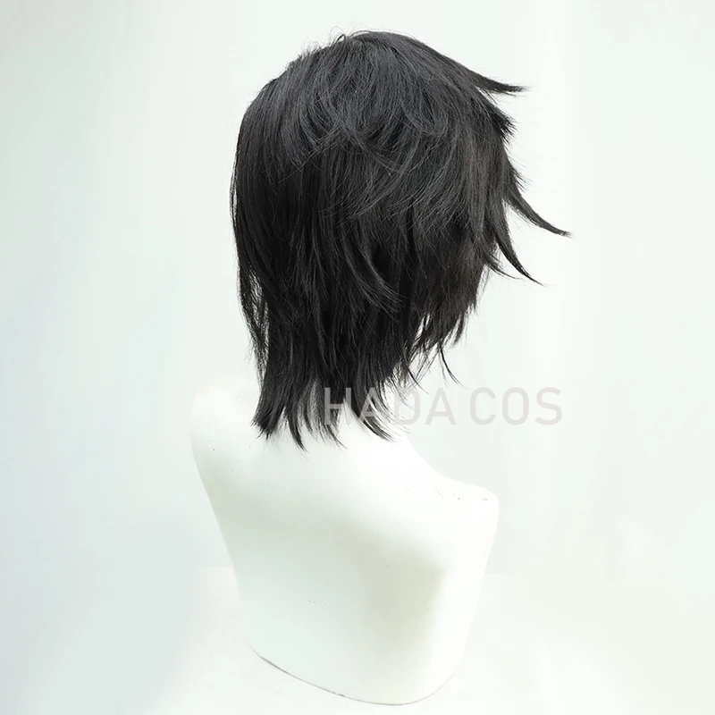 Парик Tokyo Revengers Kuichi Hajime черный с длинным хвостом для косплея, термостойкие синтетические волосы, включая крышку парика Anime on.