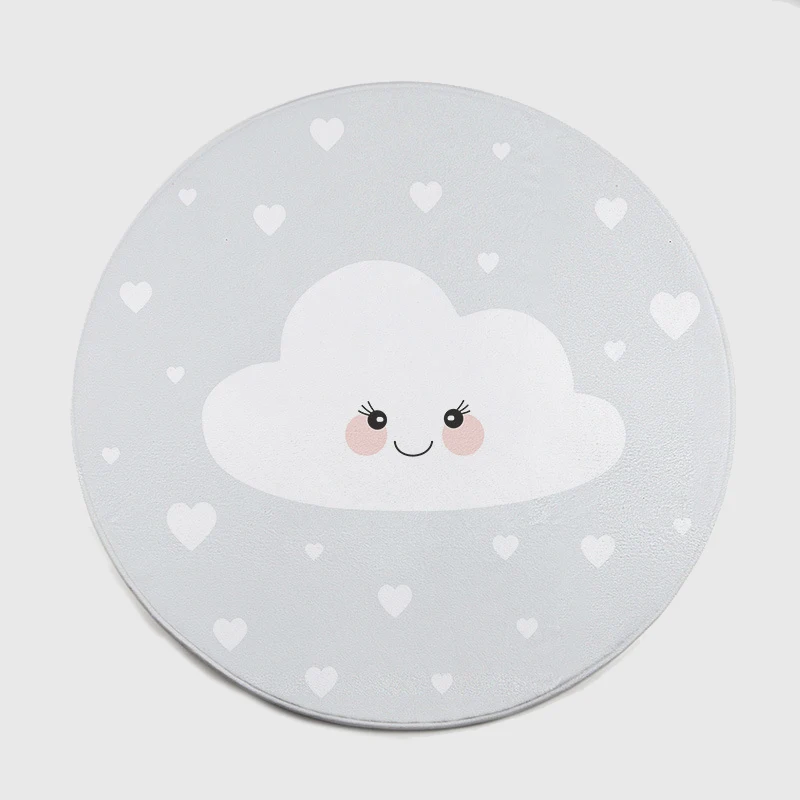 Современный мультфильм Животные с рисунком кошки медведя облако Жирафы коврики