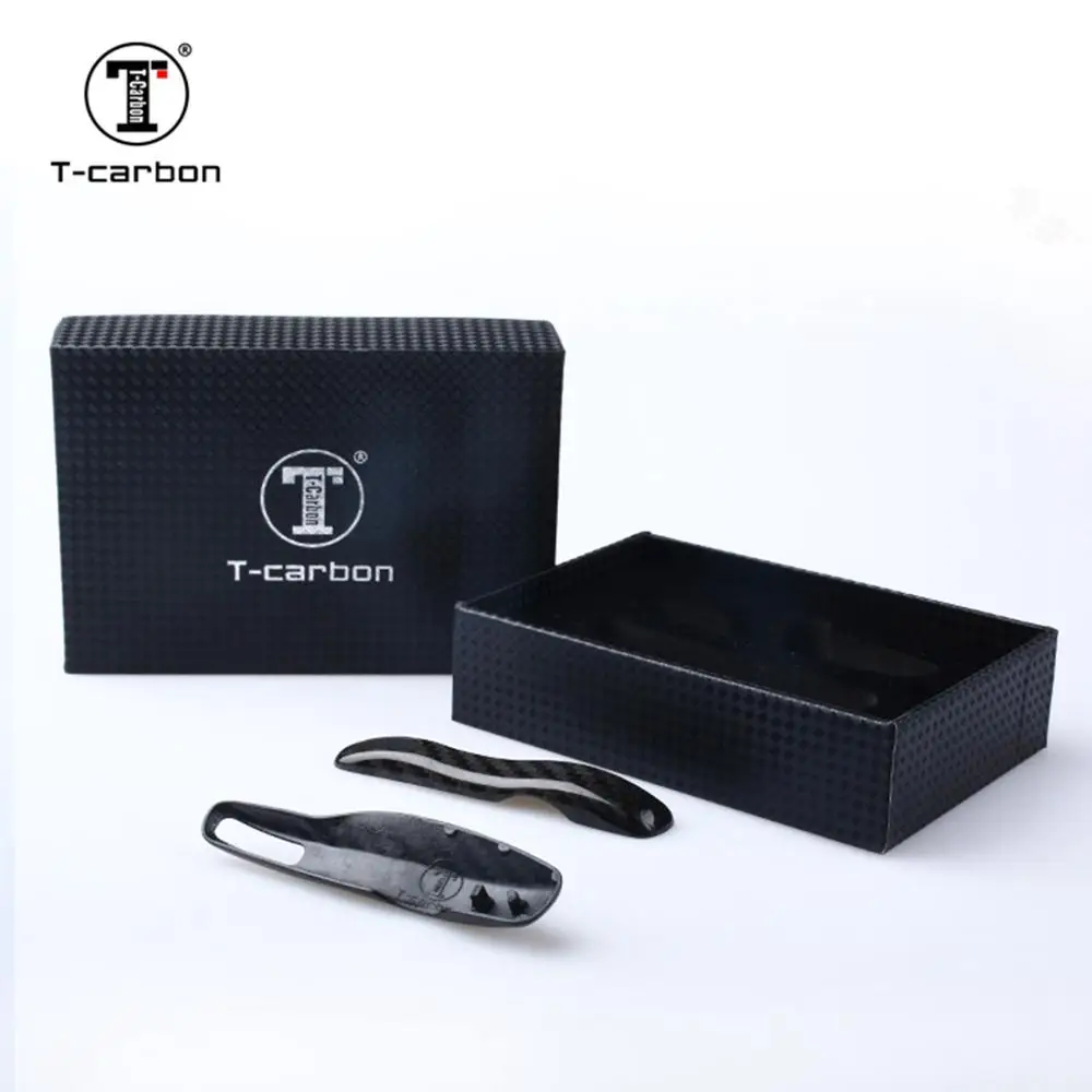 Чехол для ключей из углеродного волокна T carbon Porsche New Cayenne|cayenne key|key coverkey shell |