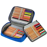 large capacity pencil bags 72 holes zipper pencil case pen bag stationery storage pouch estuche escolar piornik szkolny