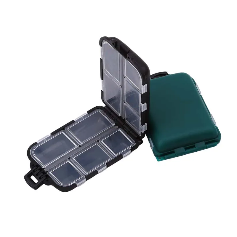 

High Quality 10 Grid Fishing Lure Bait Tackle Waterproof Storage Box Case Durable Fishing Practical Tool