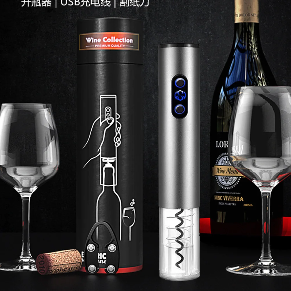 

Automatic Bottle Opener for Red Wine Foil Cutter Electric Red Wine Openers Jar Opener Kitchen Accessories Gadgets Bottle Opener