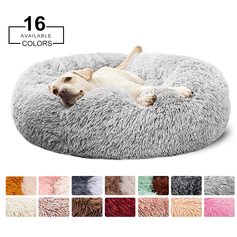 

Large Dog Bed Sofa Pet Cushion Mat Soft Plush Cat Beds Winter Warm Sleeping Kennel Removable Dog Mat Large House French Bulldog