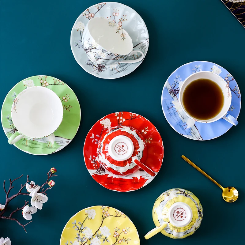 Wourmth британский стиль классический набор кофейных чашек роскошный подарок