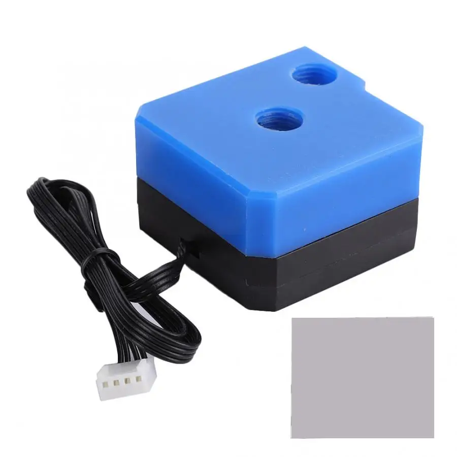 Циркуляционный насос с водяным охлаждением компьютерное охлаждение синее