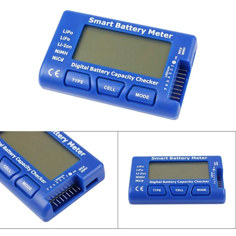 Цифровой тестер емкости аккумулятора RC умный измеритель 5 в 1 Esc для 1-7S Lipo Life Li-Ion Nimh