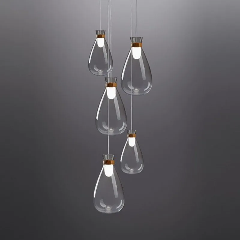 Скандинавская Модная Современная Минималистичная стеклянная кронштейн в форме