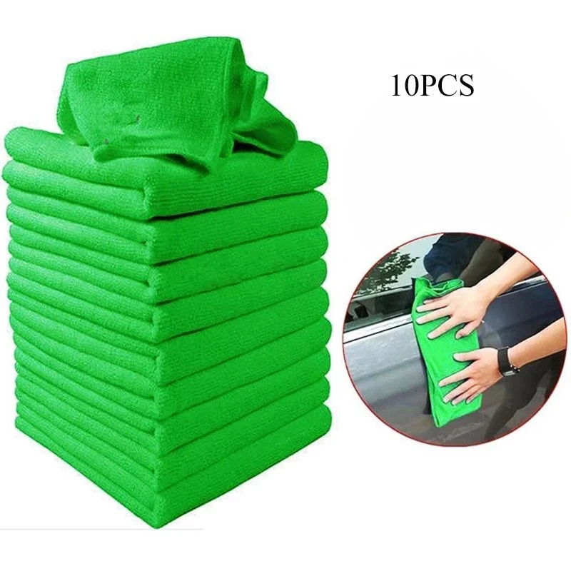 10 салфетками из микрофибры для чистки оптических Полотенца автомобиля уход