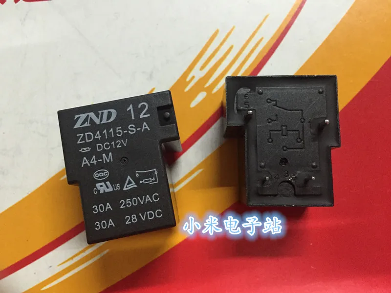 ZD4115-S-A DC12V DC24V ударные реле 5 фута нормально открытый 30A 250V T90 объект соглашения о качестве предоставляемых услуг