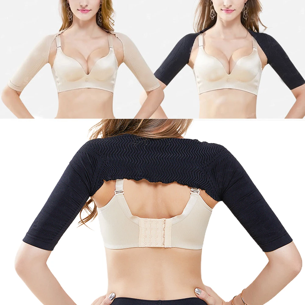 

Women Elastic Portable Cycling Body Shaping Shoulder Universal Back Correction Sexy Fitness Arm Cuff Sleeve Breathable Hiking