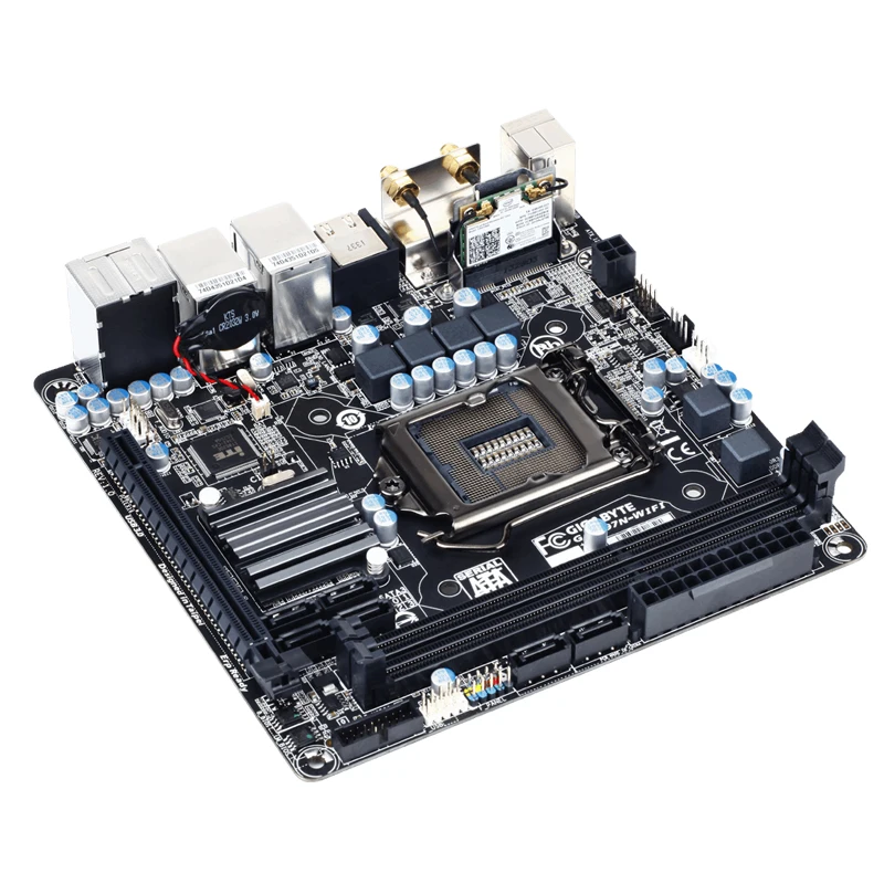 Kaufen Für Gigabyte GA-H97N-WIFI Desktop Motherboard DDR3 H97 LGA 1150 I3 I5 I7 MINI-ITX 17*17 USB 3,0 Verwendet Mini Motherboard