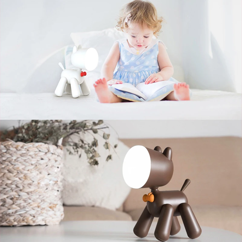 Настольная лампа для щенков детская комната учебный стол общежитие мальчиков и