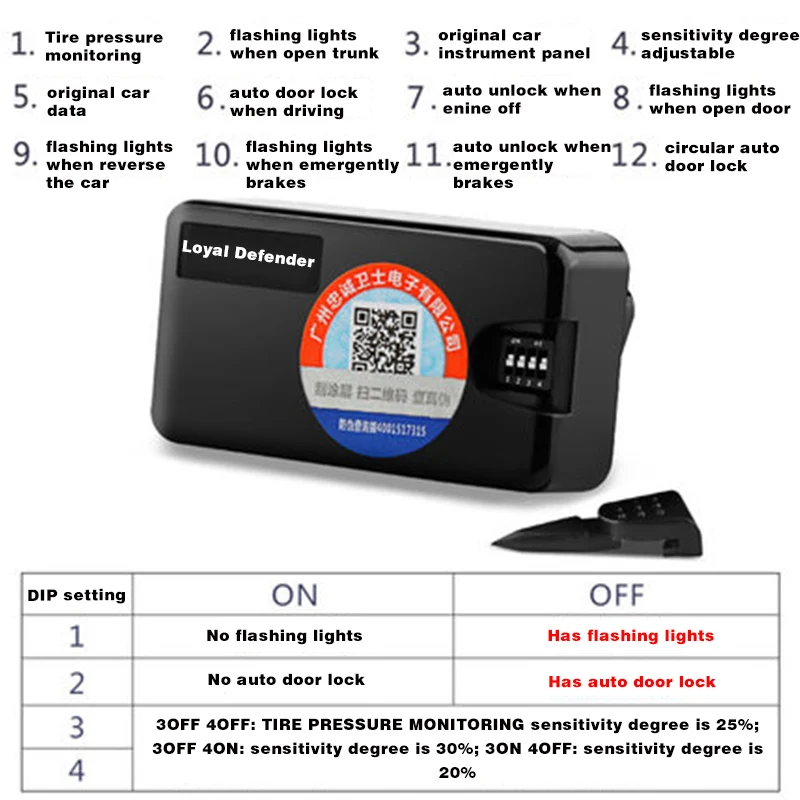 OBD TPMS система контроля давления в шинах Автоматический дверной замок speedlock вспышка света при торможении для Nissan Navara/NP300