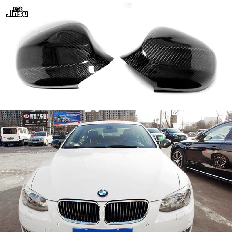 Настоящее углеродное волокно боковое зеркало крышки оболочки для BMW 3 seies coupe 325i 330i