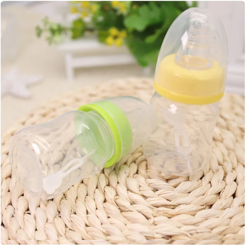 

60ML Kids Nursing Care Feeder Fruit Juice Milk Water Bottle Baby BPA Free Safe Infant Newborn Mini Portable Feeding Bottle