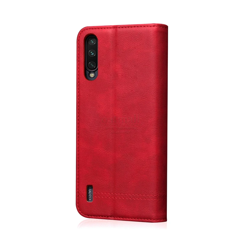 Роскошный тонкий кожаный флип-чехол в стиле ретро для XiaoMi MI A3 чехол-бумажник с