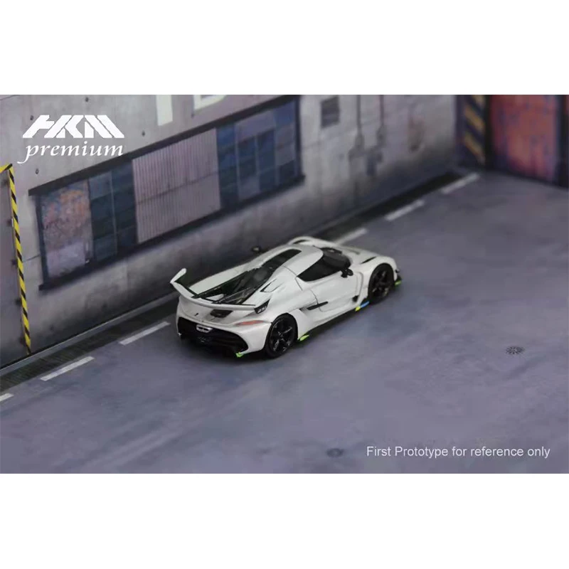 Предпродажа в декабре HKM Premium1/64 Koenigsegg Jesko белая литая модель автомобиля | Игрушки и