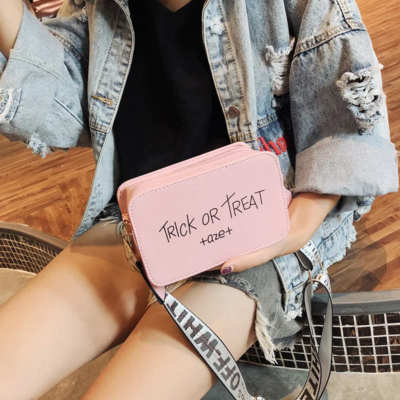 

Small bag women's 2021 new fashion women's bag broadband one shoulder messenger bag fashion joker mini small square bag