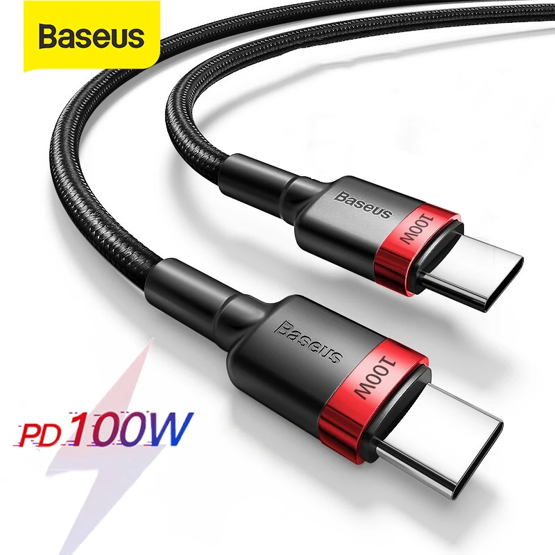 Кабель Baseus USB Type C на 5A 60 Вт/100 Вт PD для быстрой зарядки 4 0 c кабель Samsung Xiaomi Redmi Note 10 Pro
