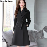 office ladies pink black blue dresses suit for women trench coat and floral dress 2 pieces set outfit womens casual dress suits