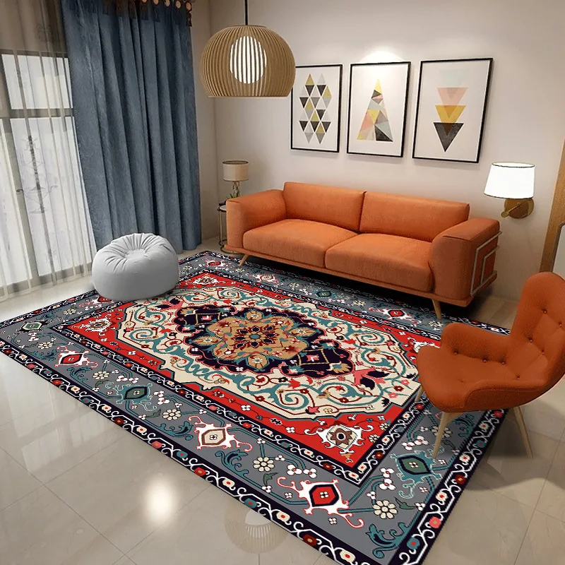 

Moroccan Living Room Carpets National Bedroom Rugs Kitchen Mat Carpet Dining Room Floor Area Rug Anti-skid Toilet Mats Doormat