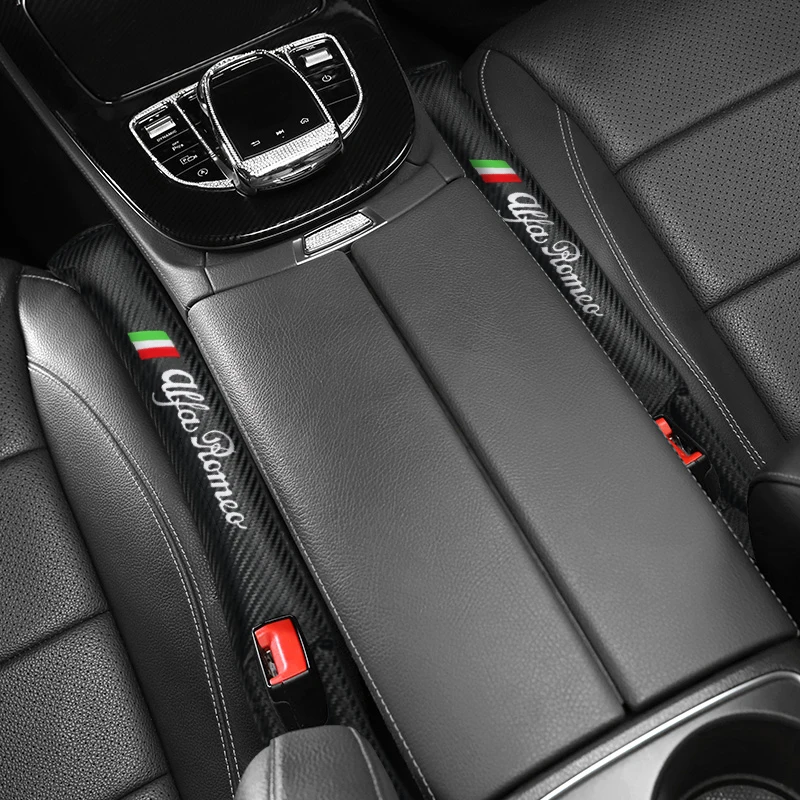 

1/2pcs Car Seat Gap Filler Padding Plug Leakproof Pads Accessories For Alfa Romeo Giulietta 159 147 Giulia MiTO Stelvio GT Goods