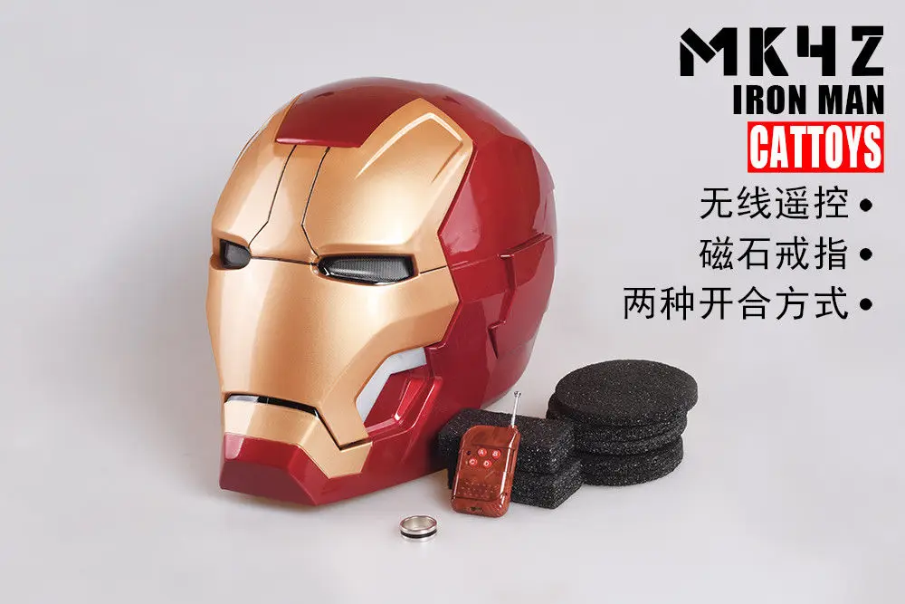 CATTOYS Железный человек MK42 шлем с магнитным кольцом управления электрический