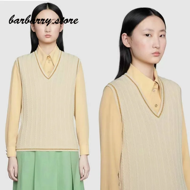 

2021 роскошный дизайн высокого качества Однотонный женский топ без рукавов темпераментный сексуальный V-образный вырез Тонкий Универсальный...