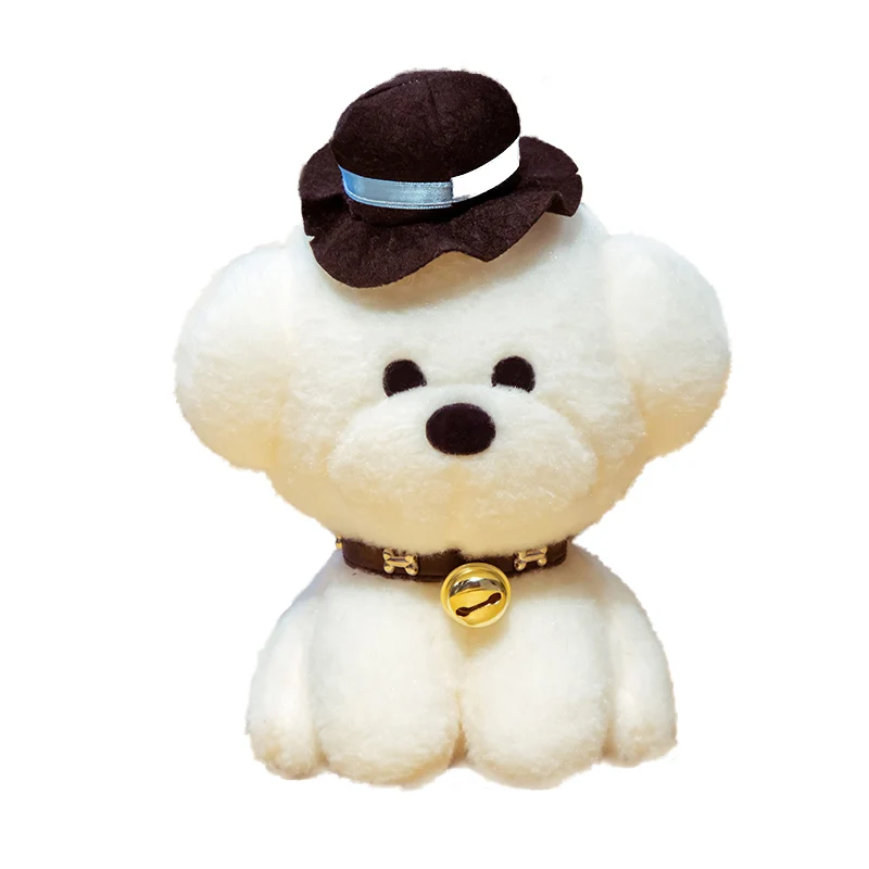 Новая творческая имитация Bichon Frise плюшевая игрушка набивная Корейская
