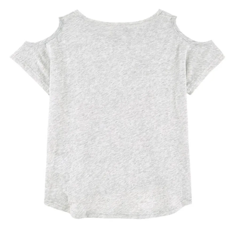 Детская летняя футболка с модным принтом высокий коричневый конь для девочек