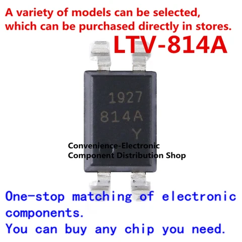 10 шт LTV-814A DIP-4 LTV814 DIP LTV-814A совместимый оптрон PC814 DIP4 оригинальный аутентичный