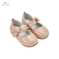 db1220630 dave bella spring fashion baby girls bow solid leather shoes cute children girl brand shoes