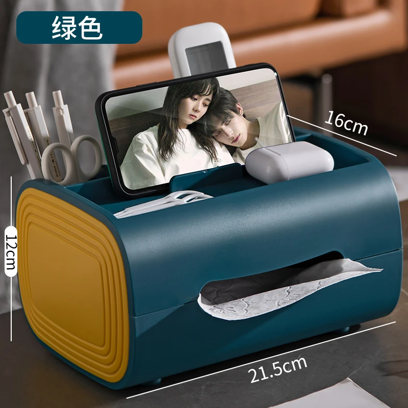 

Creative Luxury Tissue Boxes Multifunction Living Room Simple Accessories Tissue Boxes Boite A Rangement Home Garden DB60ZJ