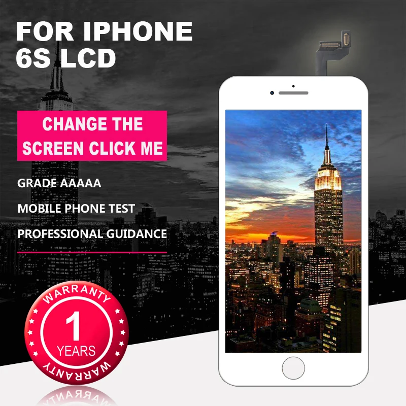 AAAA + para pantalla LCD de для iPhone 6s con reemplazo montaje digitalizador TACTIL 4 7 pulgadas panta|Экраны мобильных