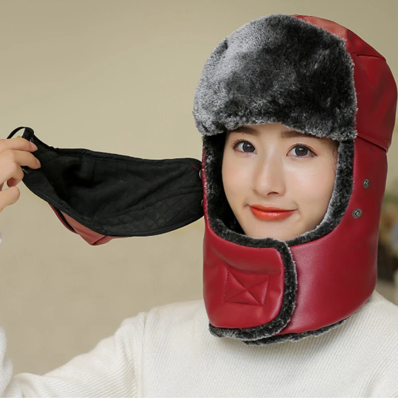 

Thermal Winter Trapper Hat Breathing Valve Autumn Winter Cycling Windproof Outdoor Cap Health99