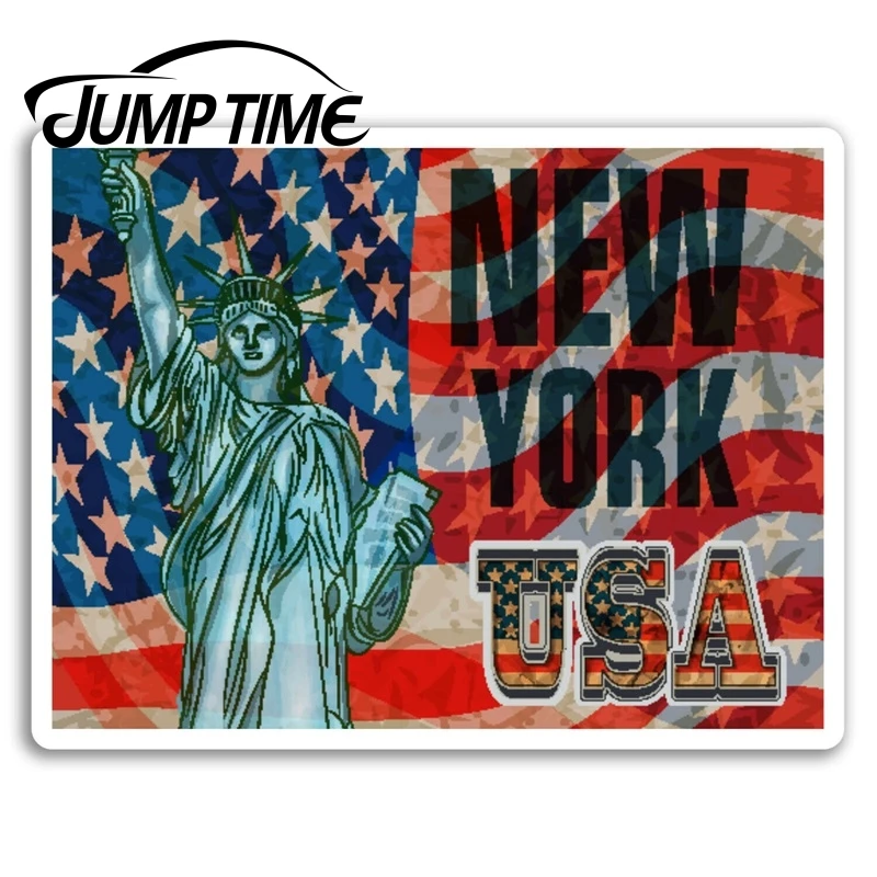 Время скачка для Ретро Нью-Йорк Виниловые Наклейки NYC Америка США наклейка