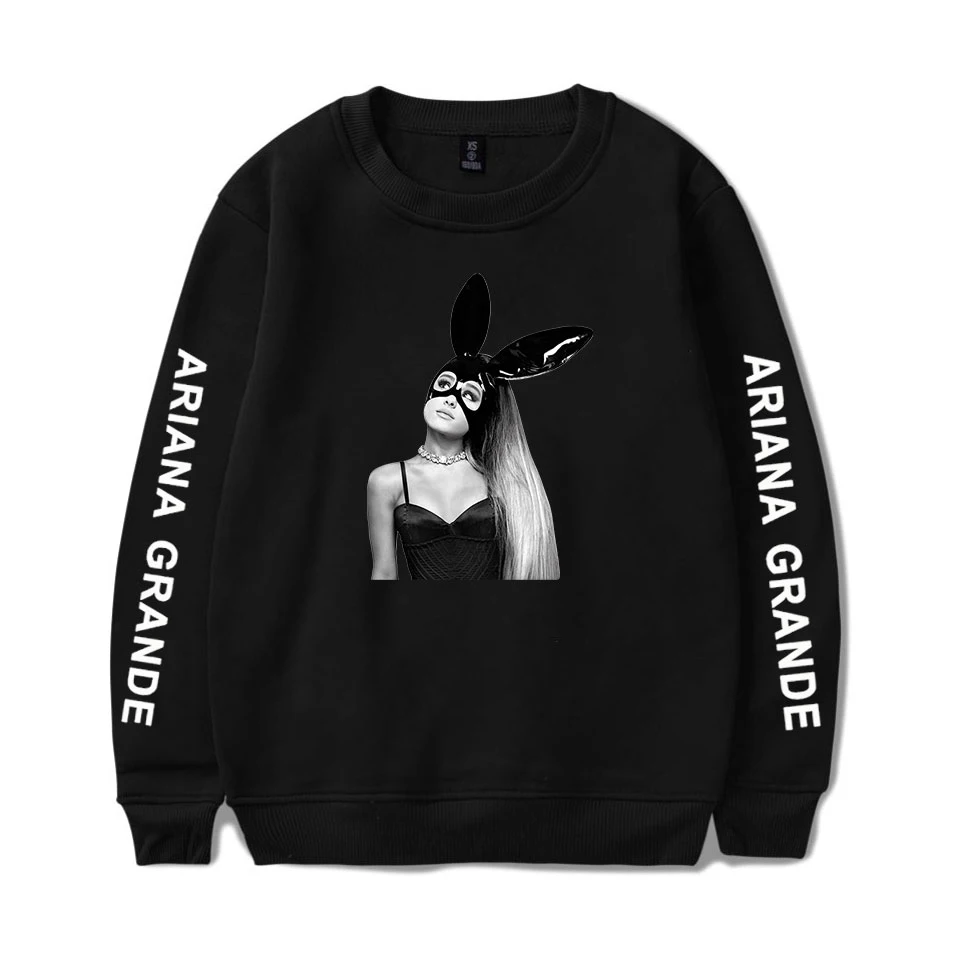 Худи Ariana Grande с принтом свитшот Хлопковая женская одежда длинным рукавом в стиле