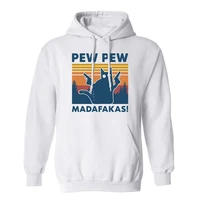pew pew madafakas t shirt novelty funny cat vintage crew winter mens cotton hoodies funny coat top fleece hoodie humor gift