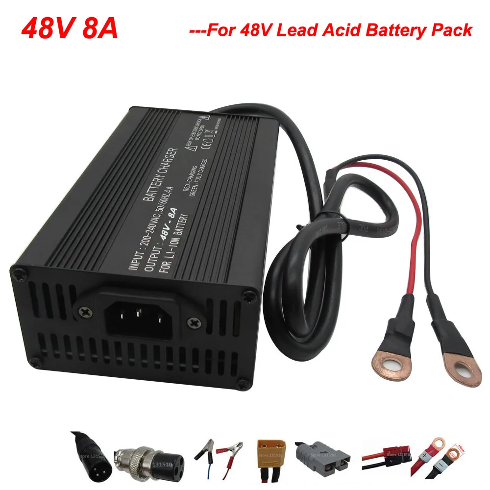 500W 48 V 8A зарядное устройство для свинцово кислотных аккумуляторов кислотный фара