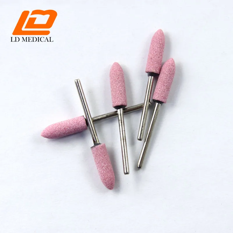 

50 pcs Dental Polishing Pink Stone Medium for Metal Alloy P-01 Low speed burs for dentists Teeth Care & polishing tools