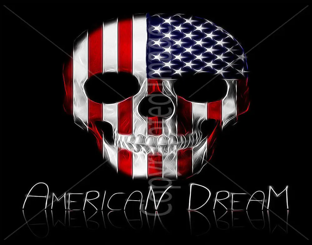 

AMERICAN DREAM LARGE METAL TIN SIGN POSTER