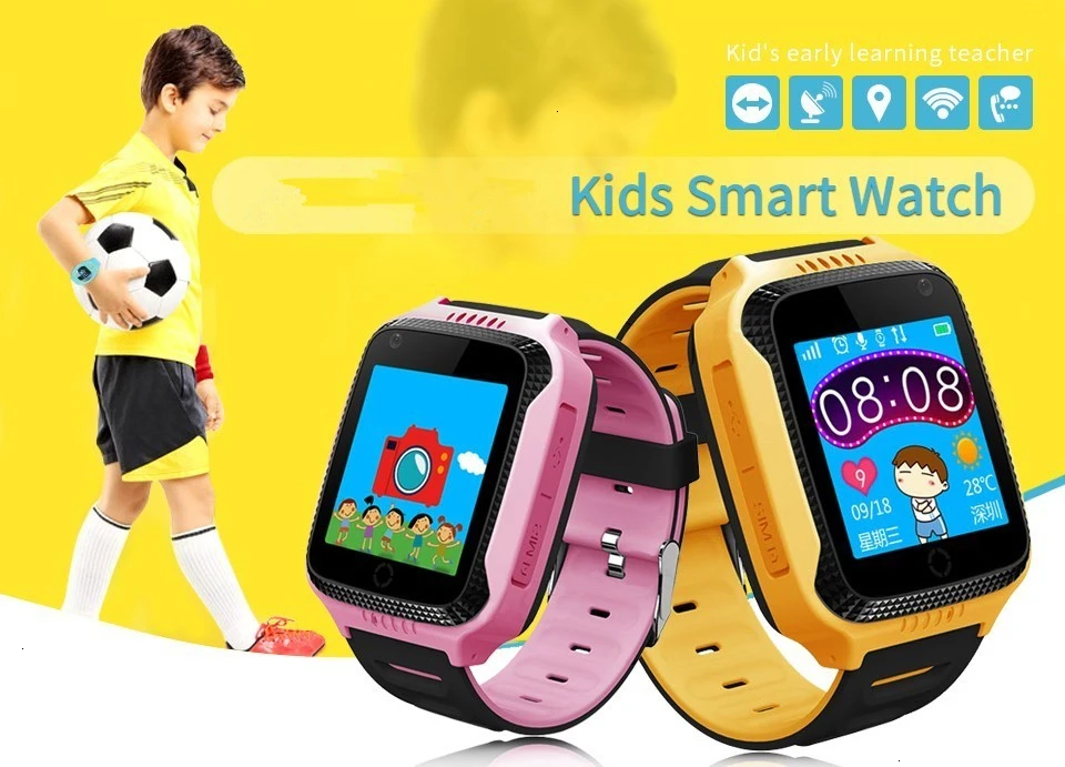 COXRY Smart Watch Kids Gps With Camera Flashlight Baby Watch SOS Call Location Device Tracker For Children Safe PK Q100 Q90 Q60